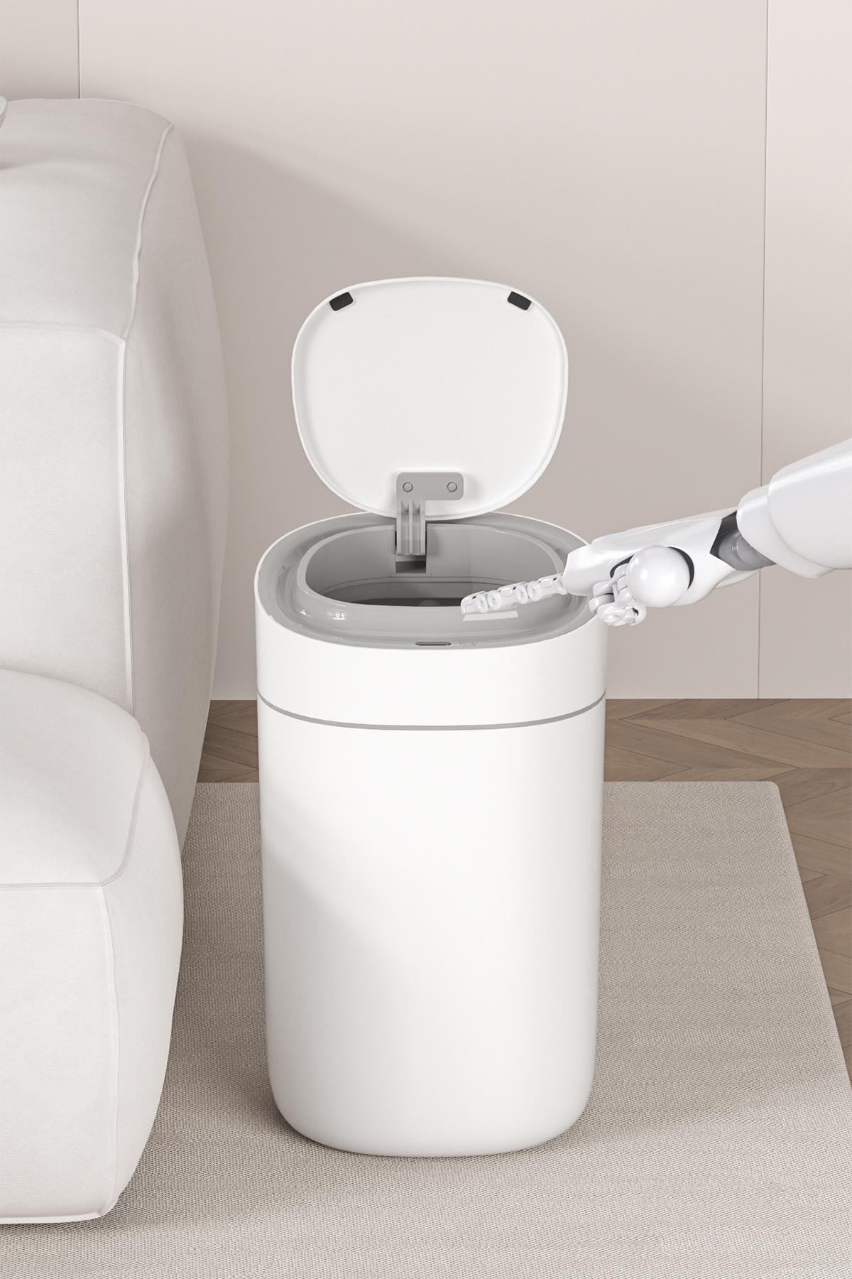 MAS5918W-15L Otomatik Torba Vakumlu Sensörlü Çöp Kutusu