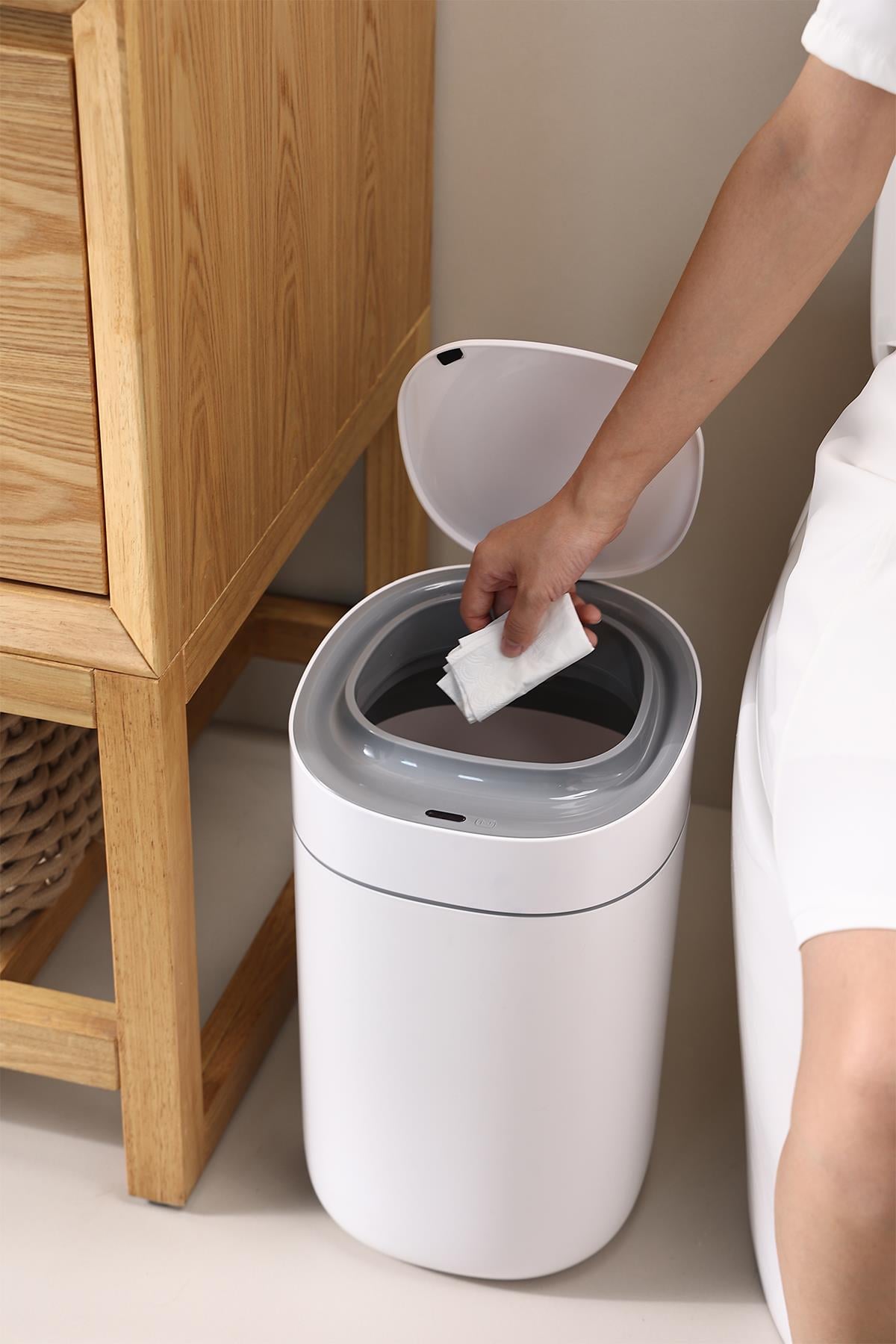 MAS5918W-15L Otomatik Torba Vakumlu Sensörlü Çöp Kutusu
