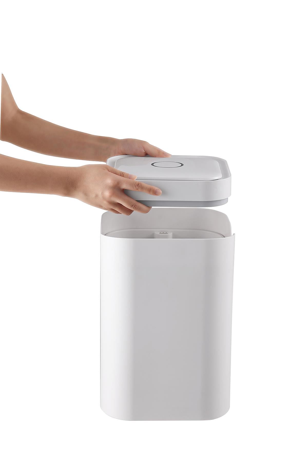 MAS888W-15L Işıklı Sensörlü Çöp Kutusu