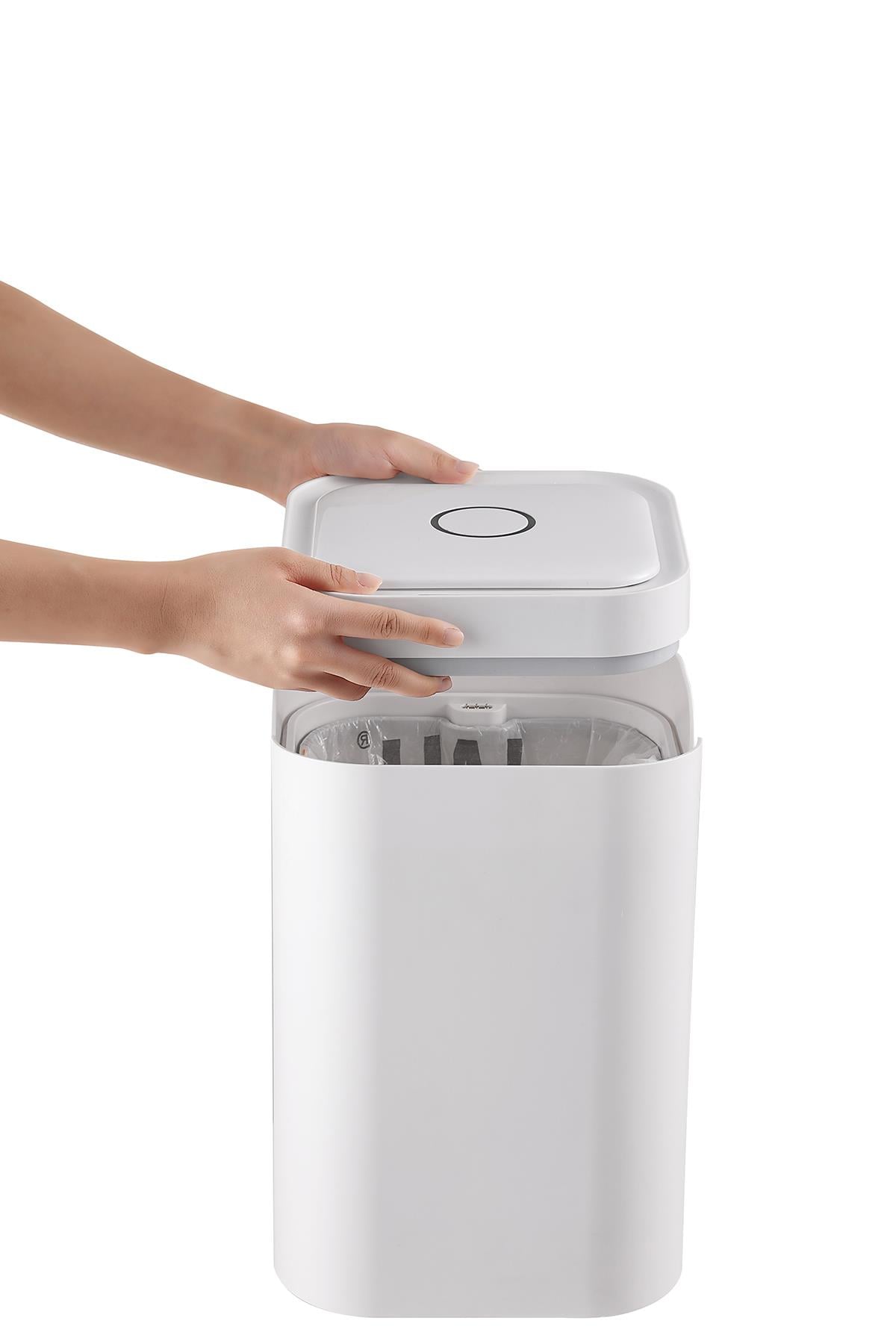 MAS888W-15L Işıklı Sensörlü Çöp Kutusu