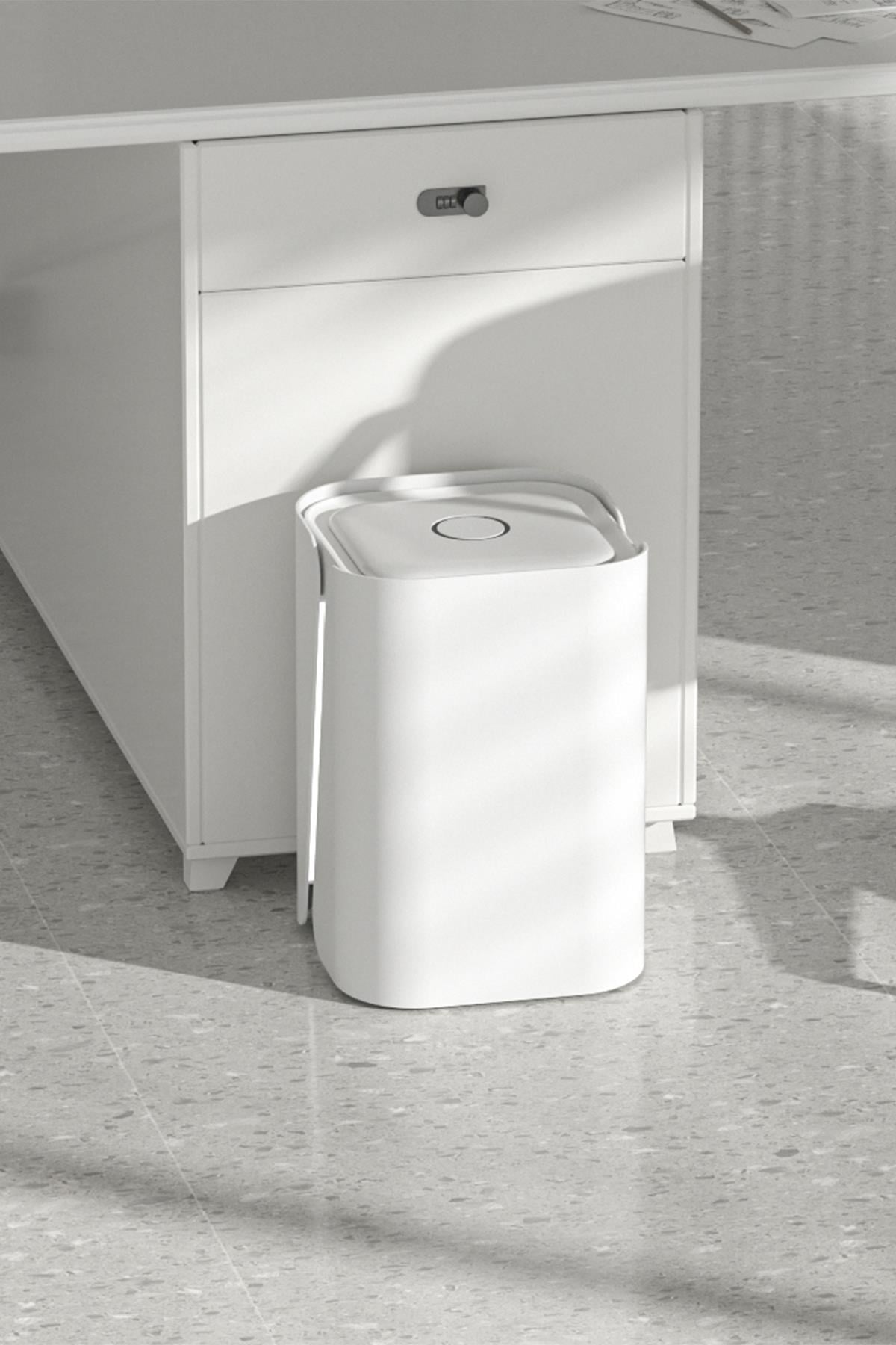 MAS888W-15L Işıklı Sensörlü Çöp Kutusu