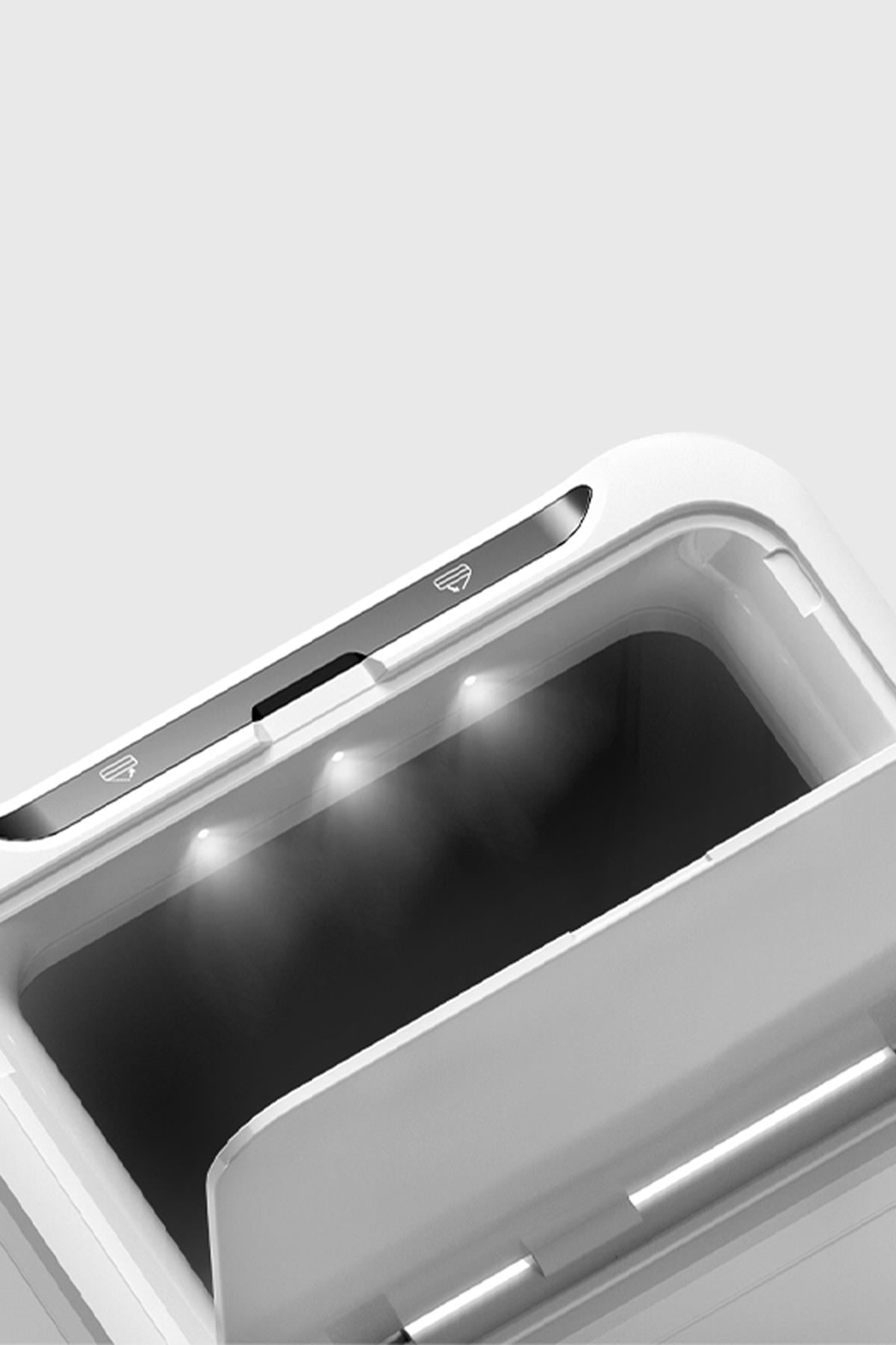 MAS9711W-13L Ahşap Ayaklı Sensörlü Ozon Çöp Kovası