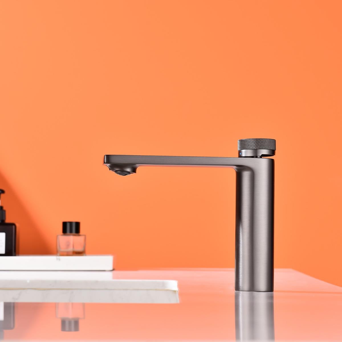 Mondrian Lavabo Bataryası Gun Metal
