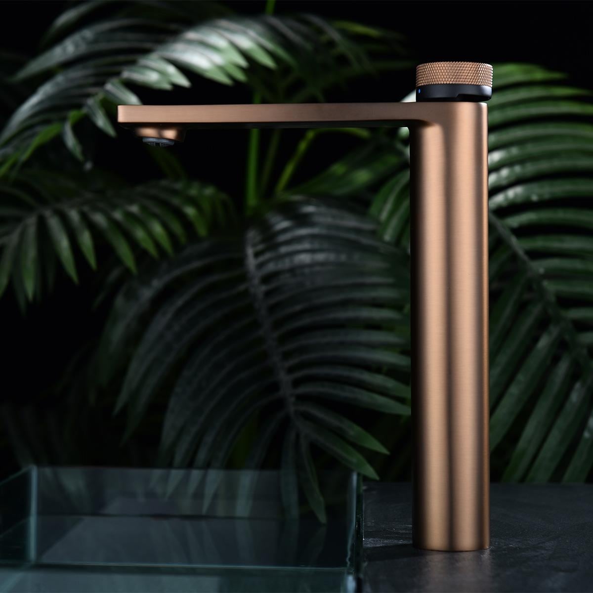 Mondrian XL Yüksek Lavabo Bataryası  Brushed Rose Gold