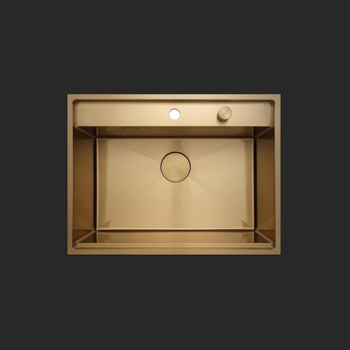 Murano  El Yapımı PVD Eviye Seti 68x51 cm Altın (Gold)