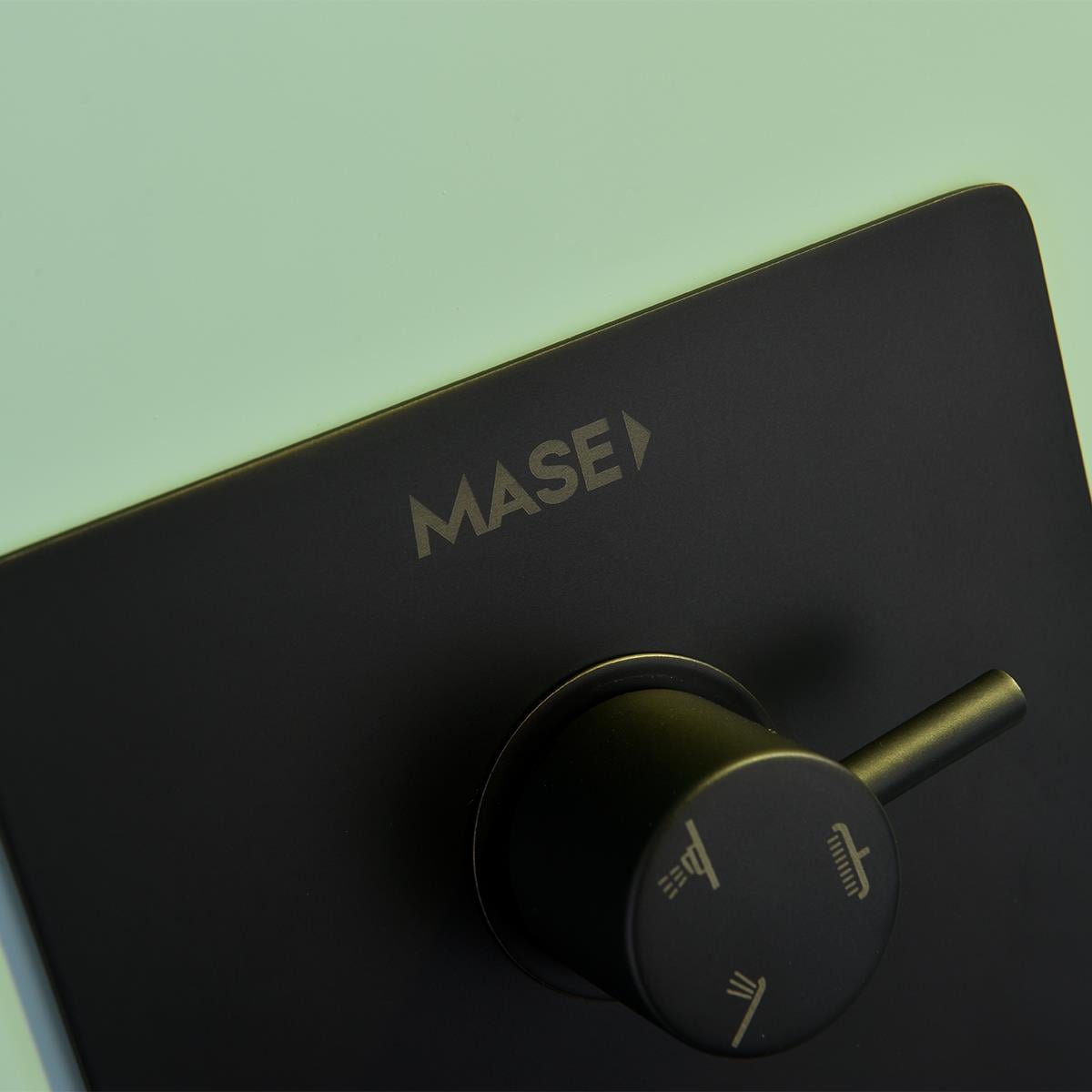 Orma 3 Fonksiyonlu Ankastre Duş Seti Matt Black