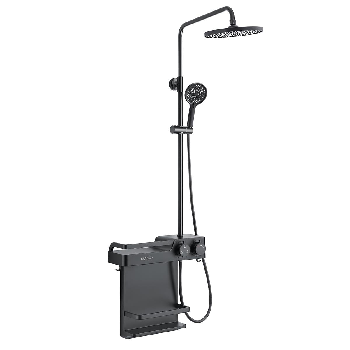 Porto Duvara Monte Duş Sistemi (Black)