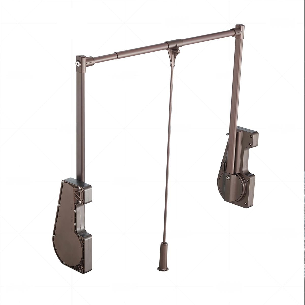 Ralphie Yavaş Kapanır Manuel Asansörlü Askılık 80-110 cm High Class Grey