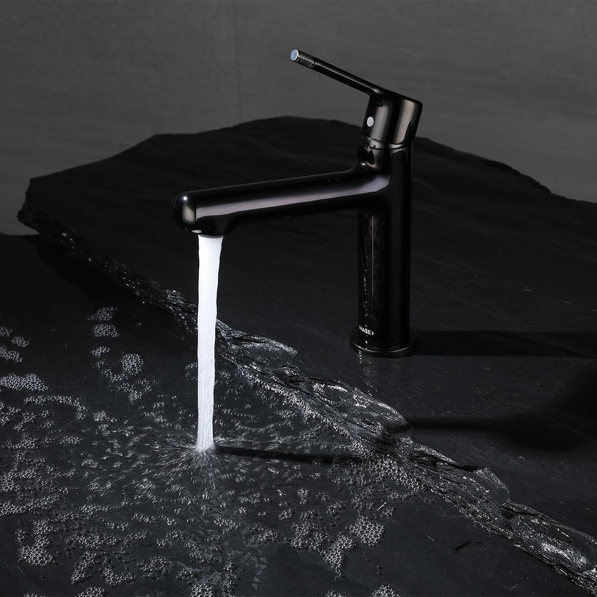 Romeo Lavabo Bataryası Polished Gun Black