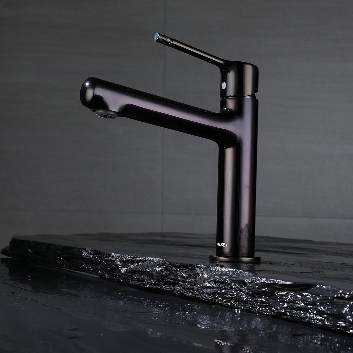 Romeo Lavabo Bataryası Polished Gun Black