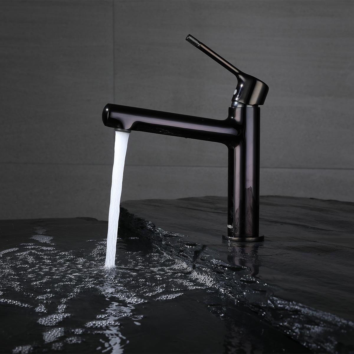 Romeo Lavabo Bataryası Polished Gun Black