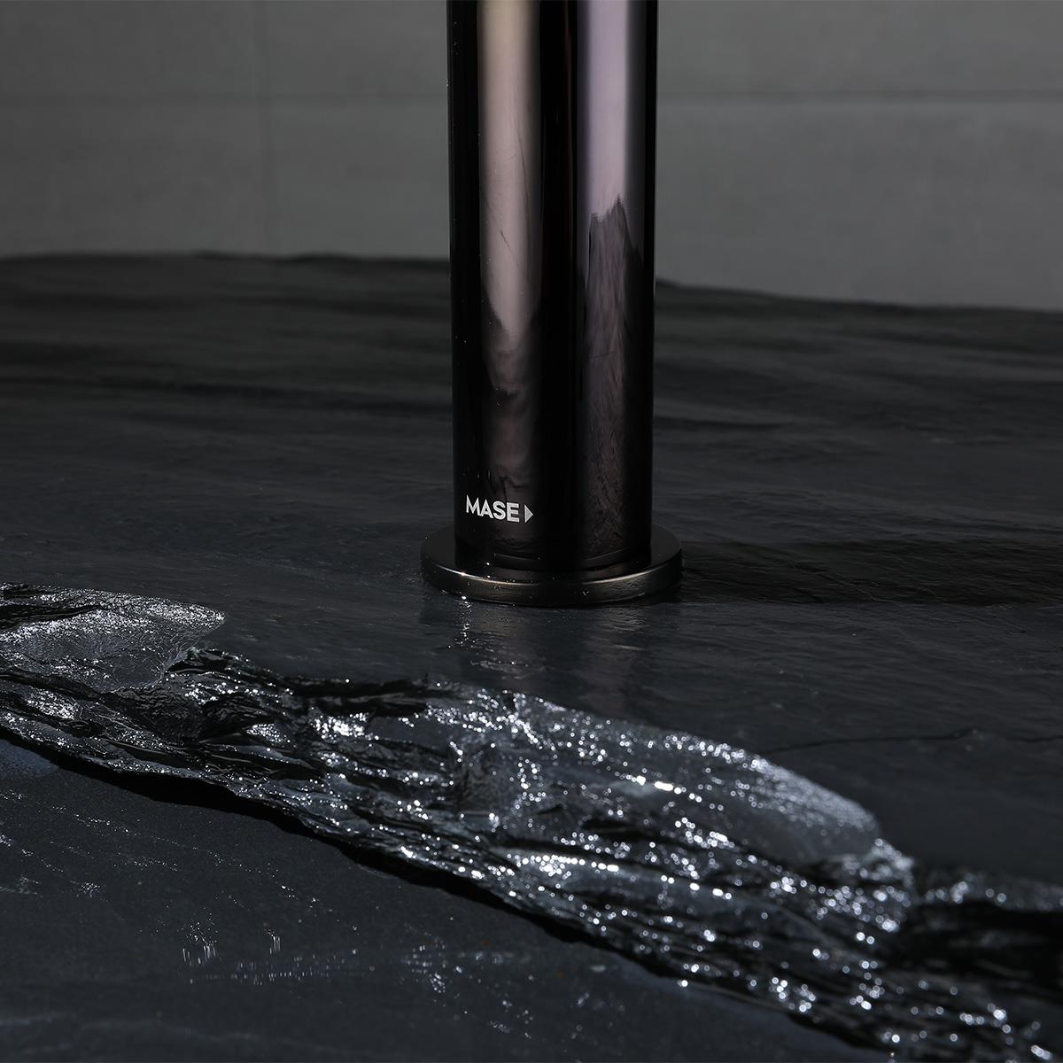 Romeo Lavabo Bataryası Polished Gun Black