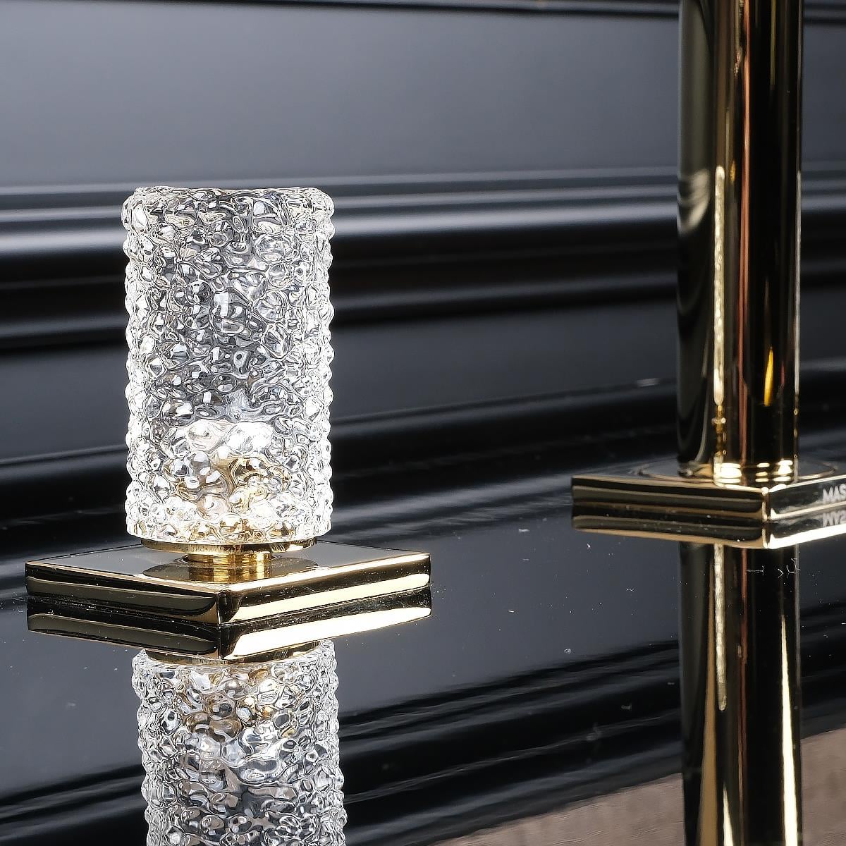 Roseberry 3 Delikli Lavabo Bataryası Gold