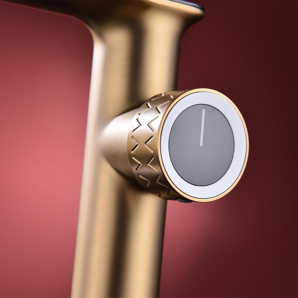 Sky XL Yüksek Lavabo Bataryası Brushed Champagne Gold