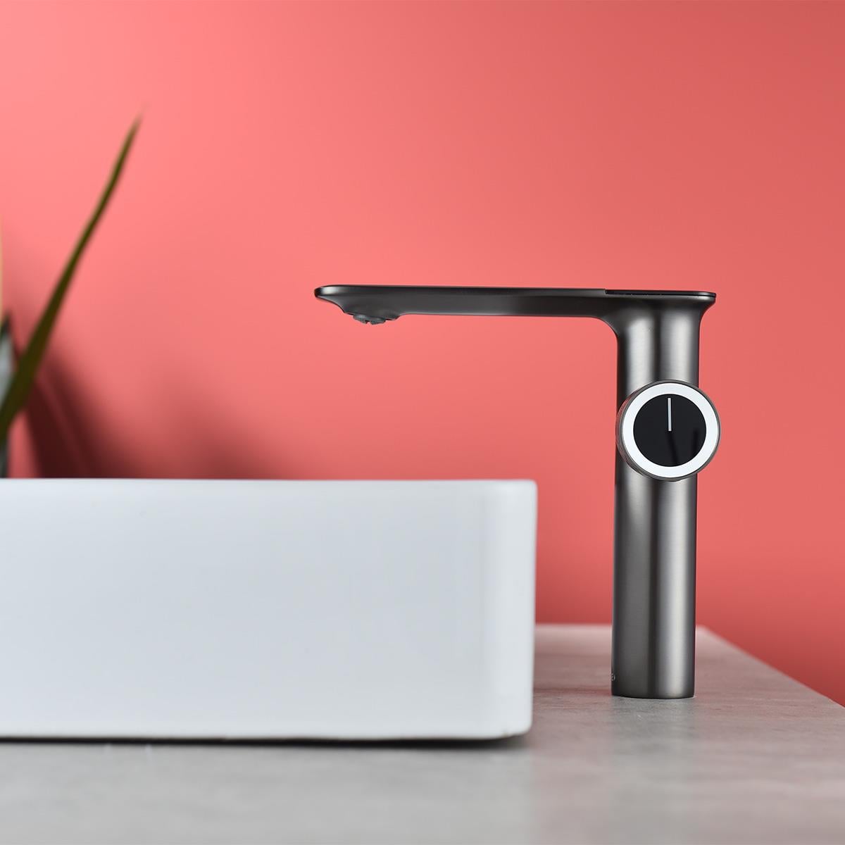 Sky XL Yüksek Lavabo Bataryası  Gun Metal