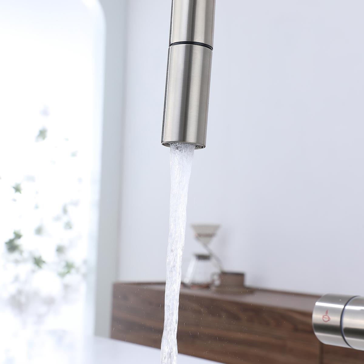 Solar 4'ü 1 Arada Anında Kaynar Su Batarya Sistemi (Brushed Nickel)