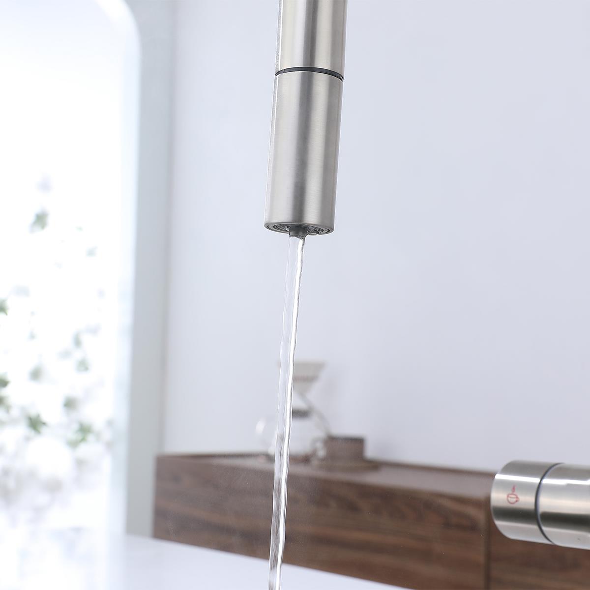 Solar 4'ü 1 Arada Anında Kaynar Su Batarya Sistemi (Brushed Nickel)