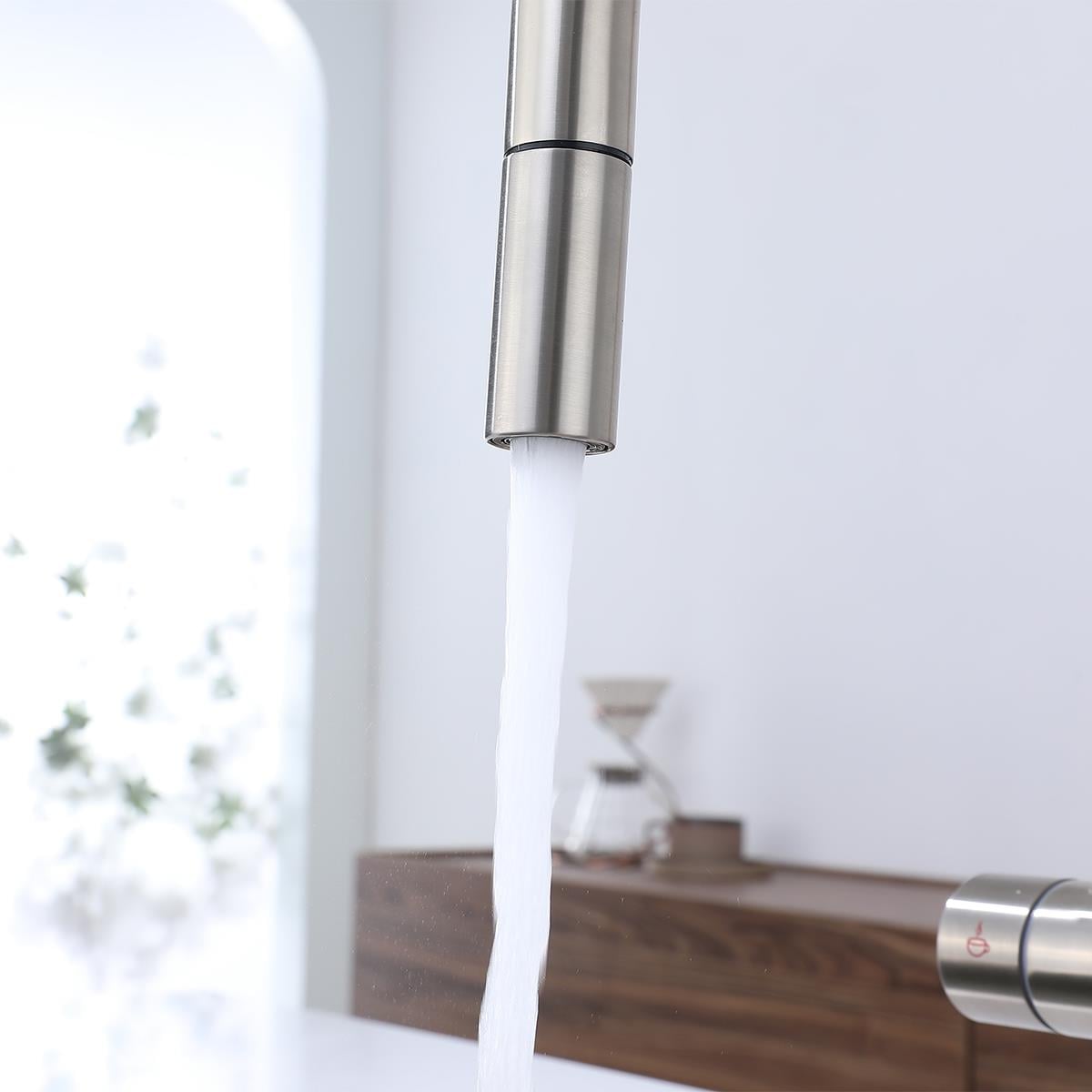 Solar 4'ü 1 Arada Anında Kaynar Su Batarya Sistemi (Brushed Nickel)