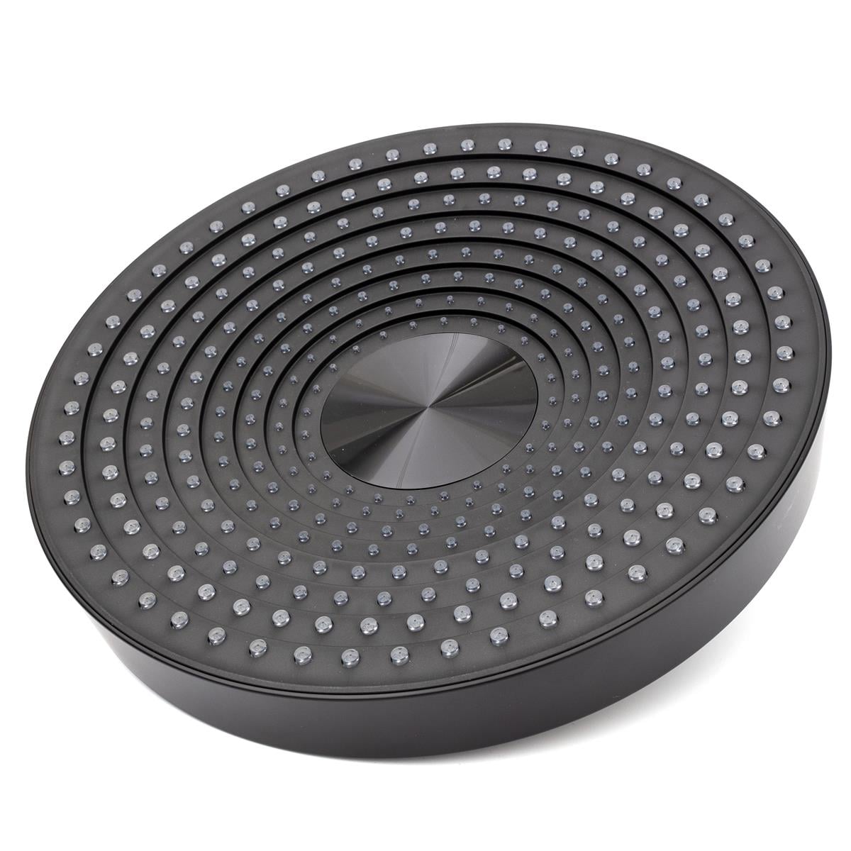 Solle 300 mm Oval Tepe Duş Başlığı Black