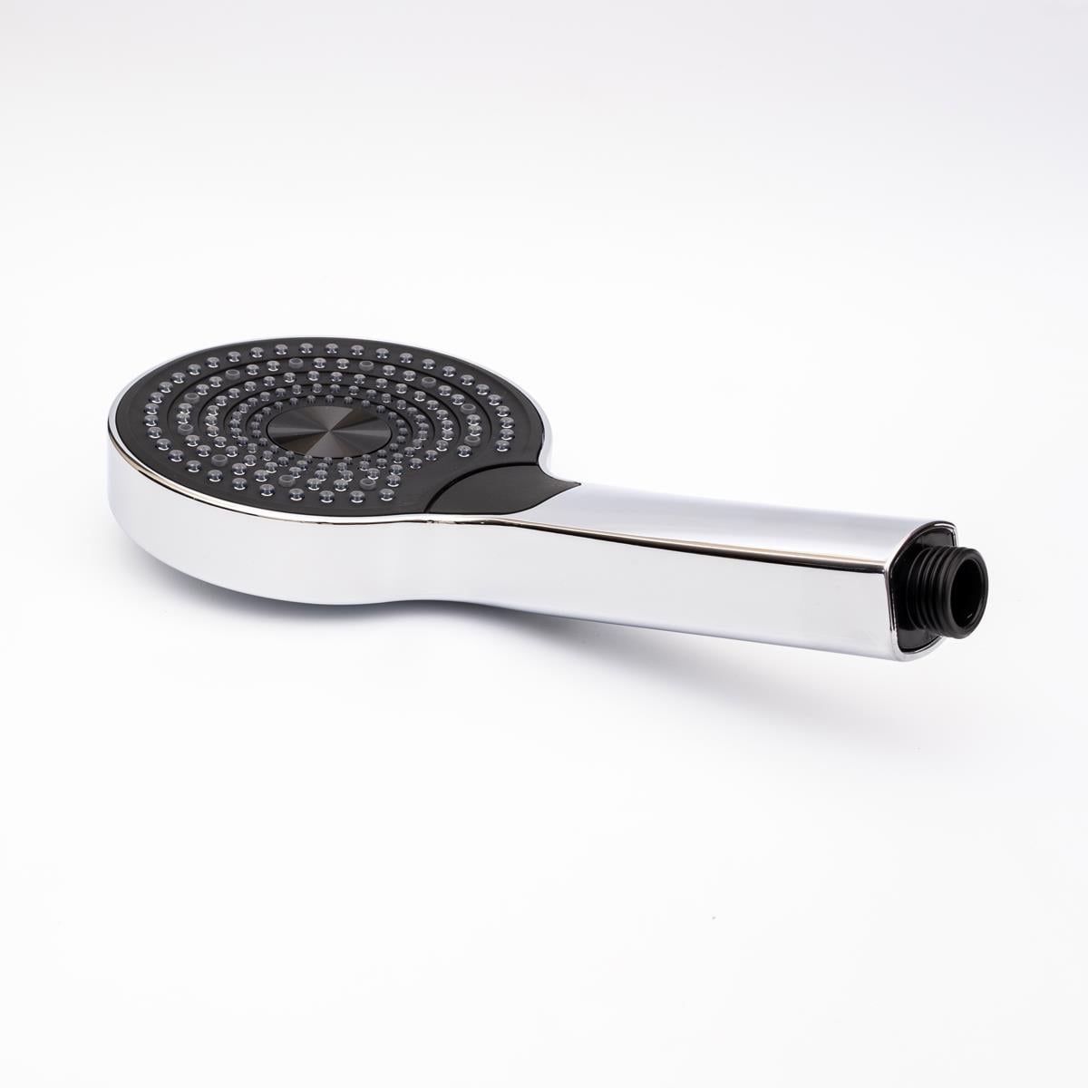 Solle 4 Fonksiyonlu  Oval El Duşu  Chrome Black
