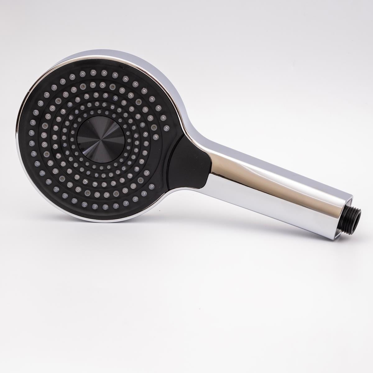 Solle 4 Fonksiyonlu  Oval El Duşu  Chrome Black