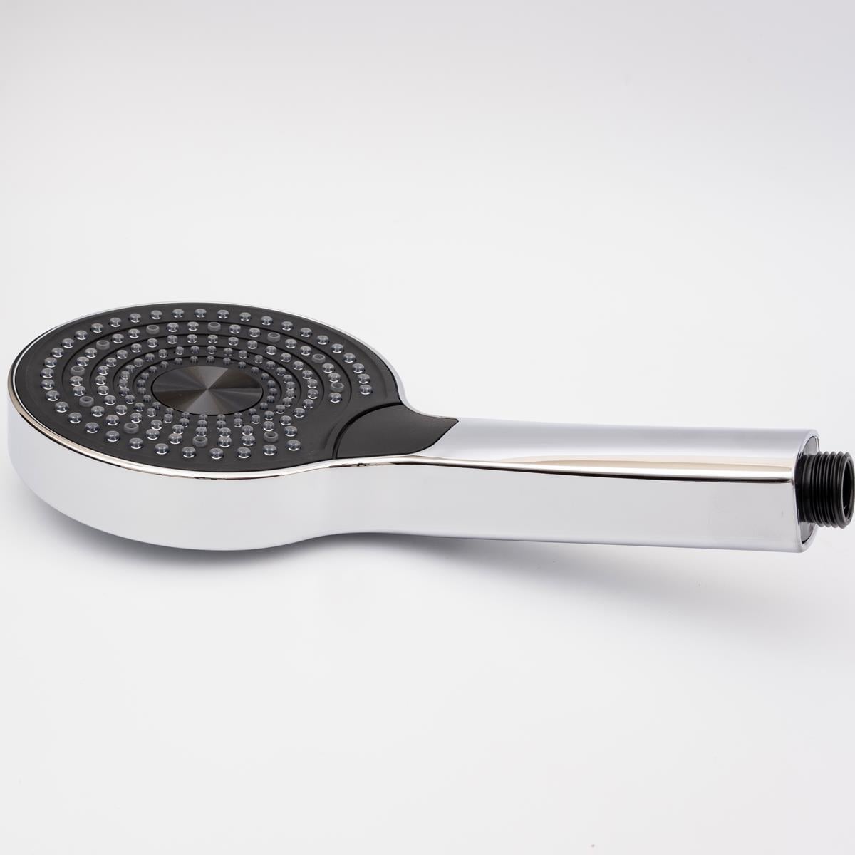 Solle 4 Fonksiyonlu  Oval El Duşu  Chrome Black