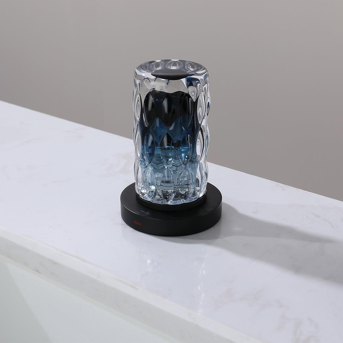 Treasure 3 Delikli Kristal Başlıklı Lavabo Bataryası Gun Grey