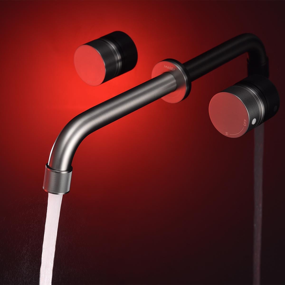 Vanity Ankastre Lavabo Bataryası Gun Metal