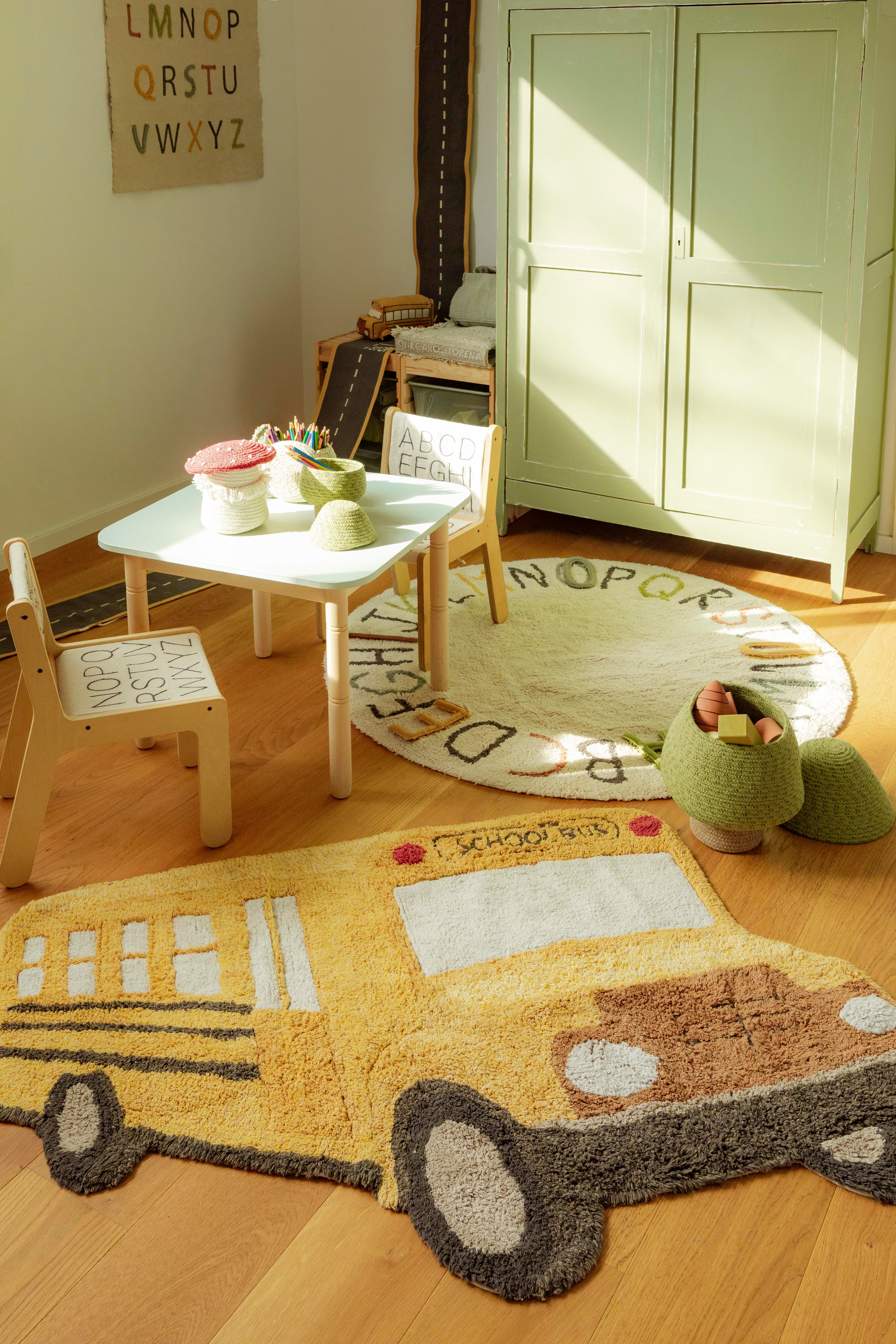 Lorena Canals Çocuk Odası Halısı, School Bus Kategorisiz Lorena Canals