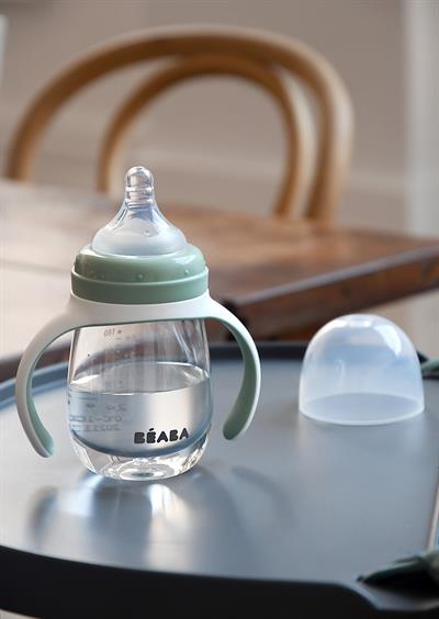 210 ml Cam Biberon Sage Green Beslenme Beaba