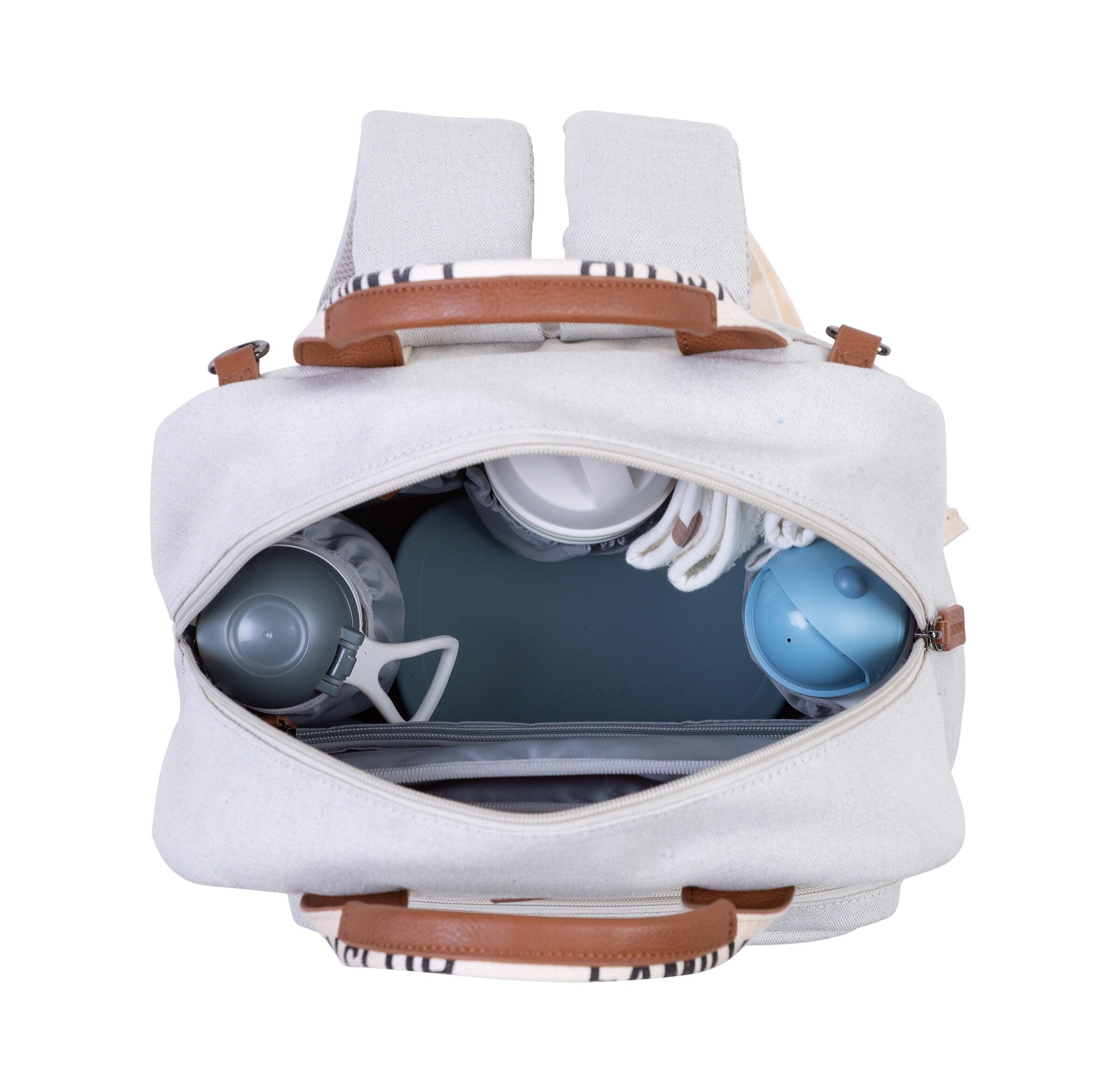 Family Club Sırt Çantası, Kanvas Gri Mommy Bag Childhome