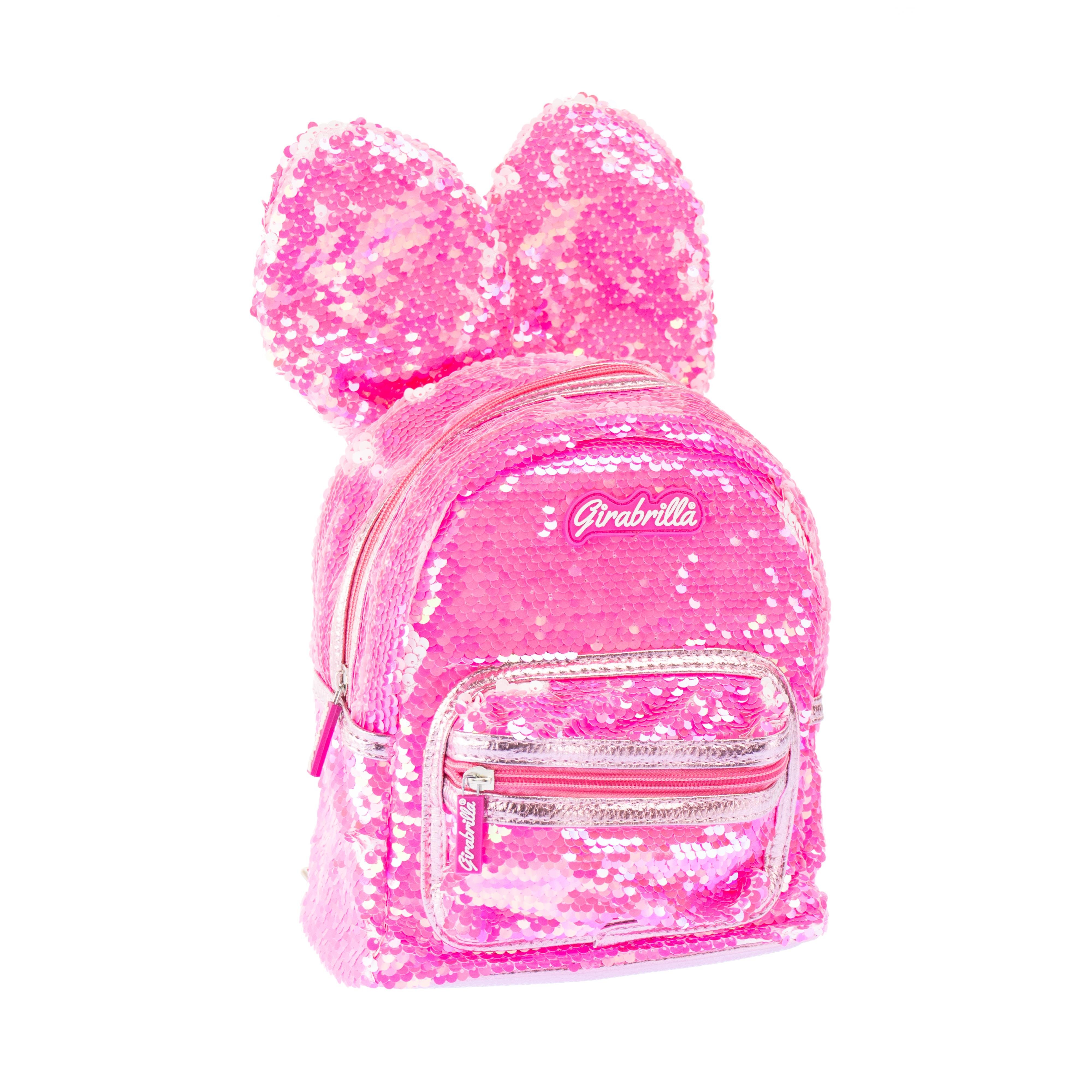 Payetli Sırt Çantası Tavşan, Fuşya Kategorisiz Girabrilla
