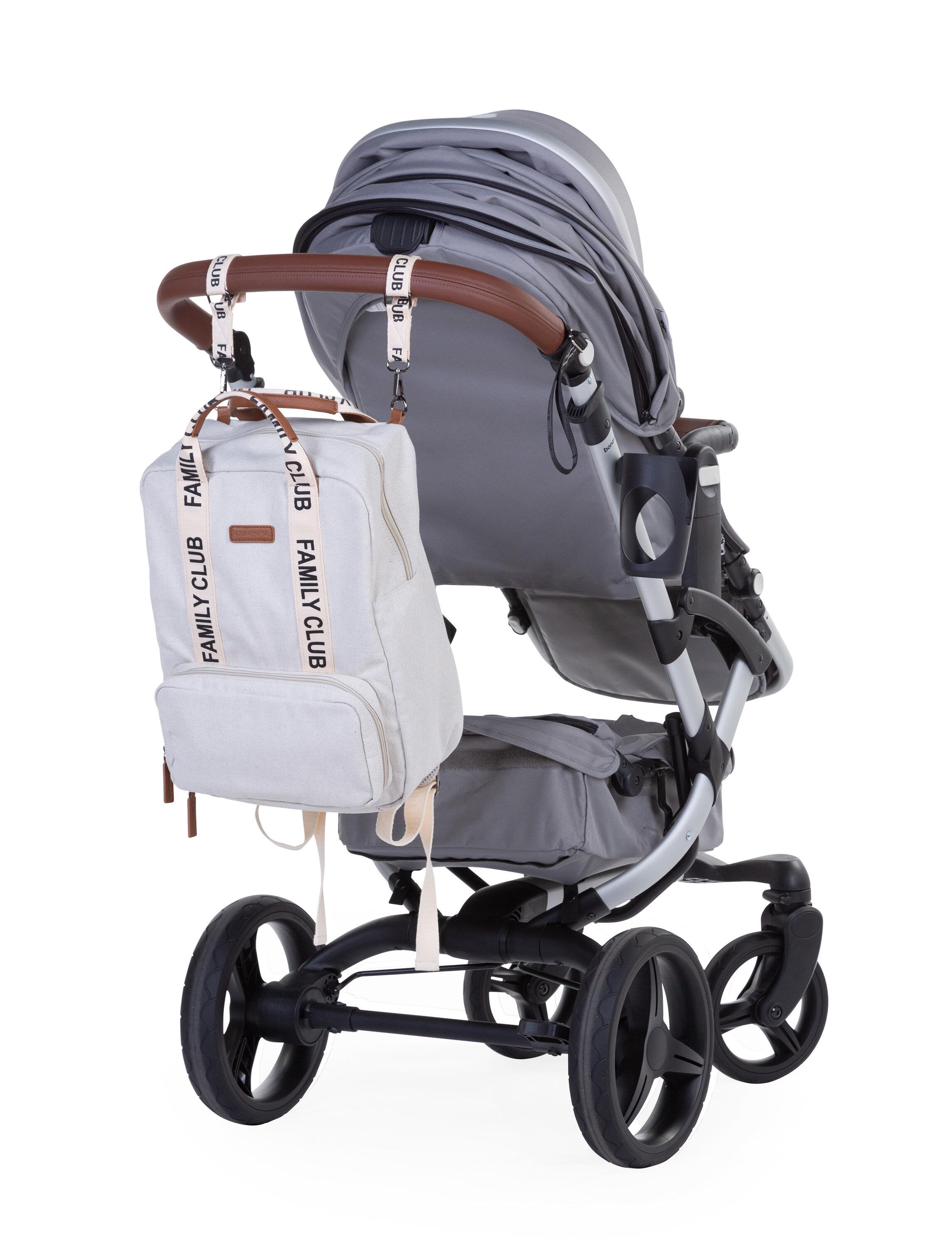 Family Club Sırt Çantası, Kanvas Gri Mommy Bag Childhome