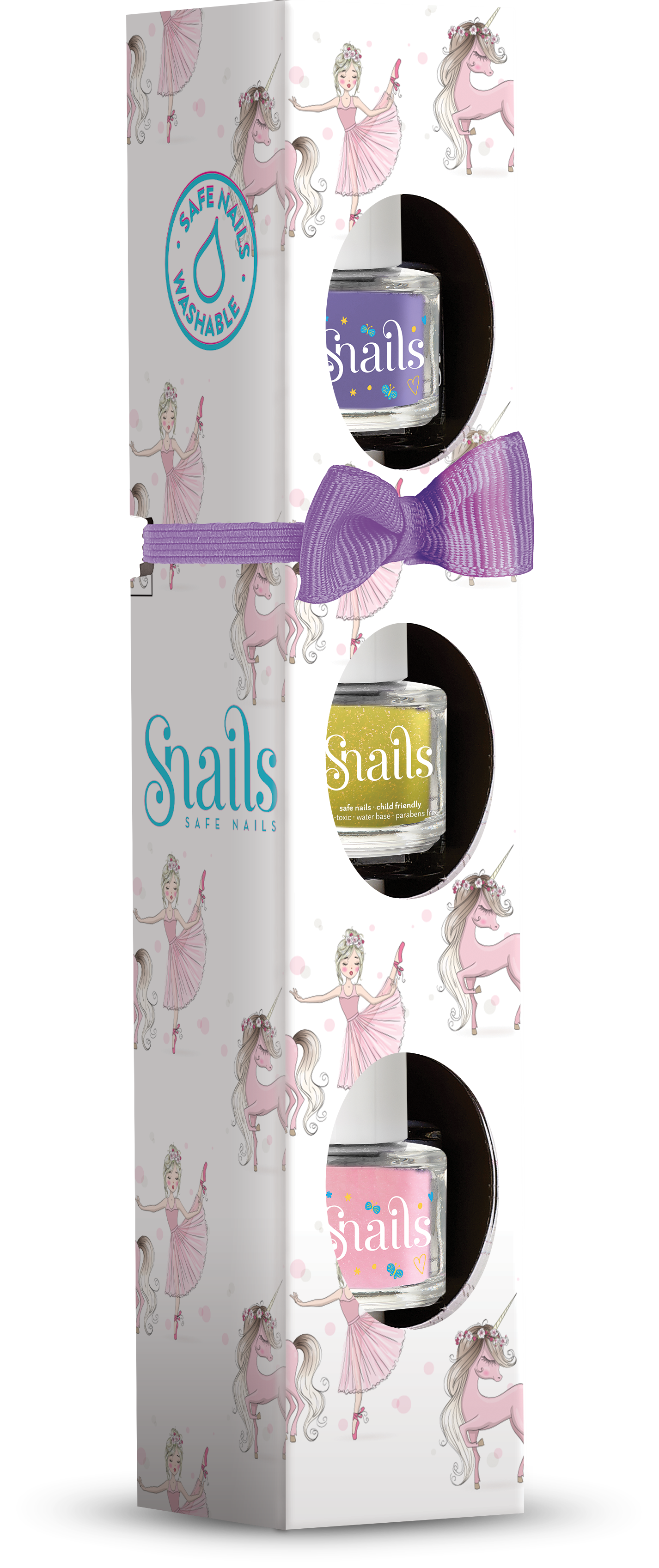 3'lü Su Bazlı Oje - Magic Ballerine (Loving-Hope-Prince Frog) Kategorisiz Snails