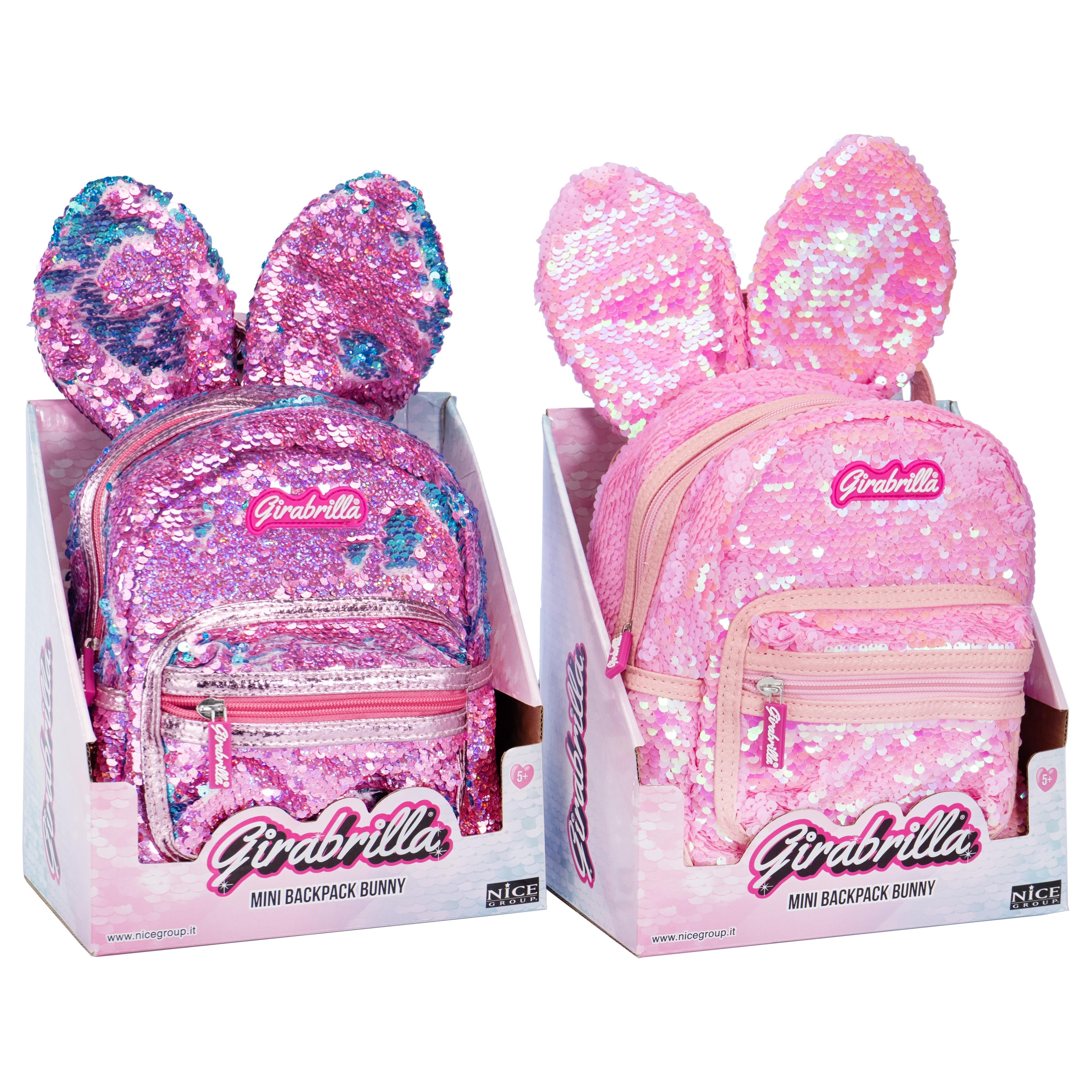 Payetli Sırt Çantası Tavşan, Açık Pembe Kategorisiz Girabrilla