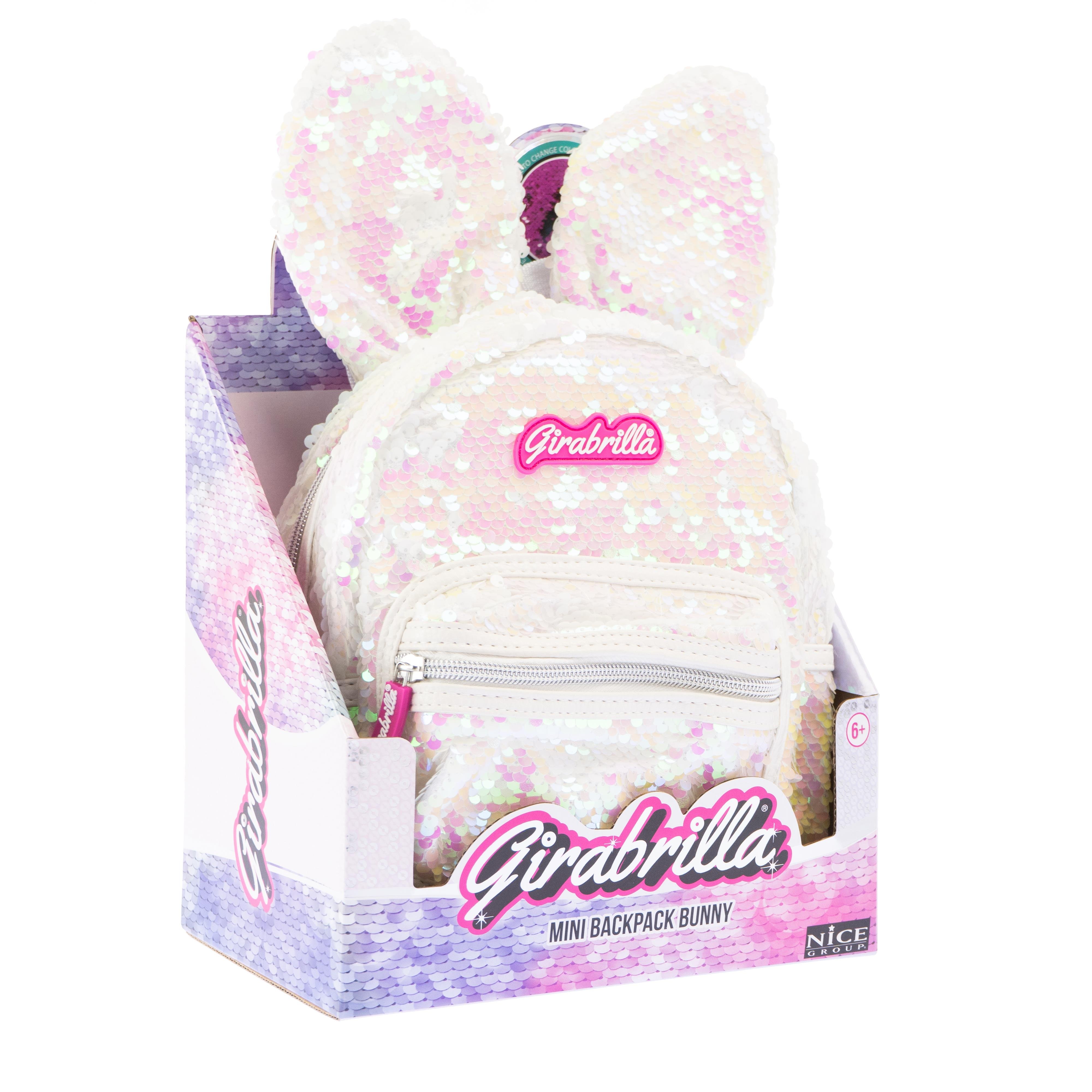 Payetli Sırt Çantası Tavşan, Beyaz Kategorisiz Girabrilla