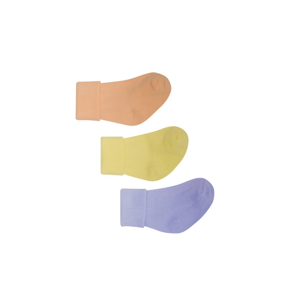 Lille Trove, Yenidoğan Çok Renkli Çorap 3lü Kutu / Lila Kategorisiz Lille Trove