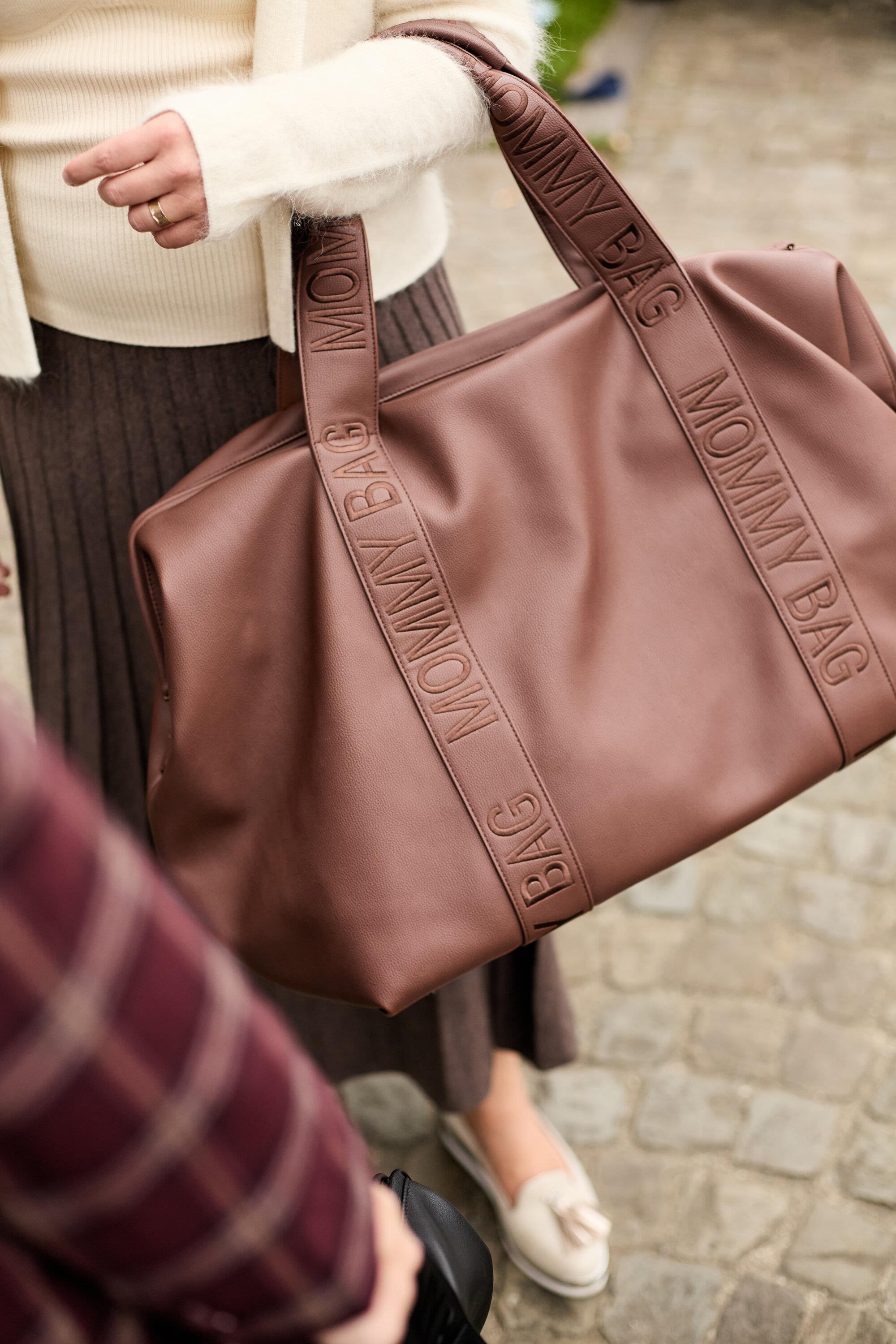 Mommy Bag Çanta, Signature Vegan Deri Koyu Kahve Kategorisiz Childhome