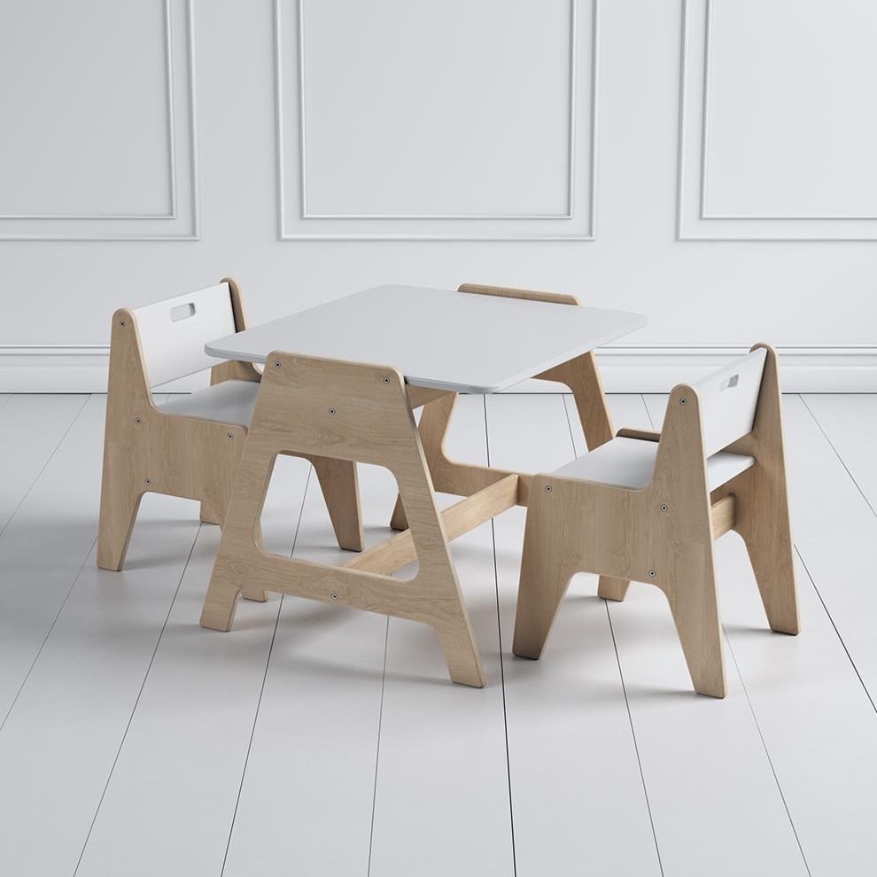 Cotable Masa Takımı, Beyaz Kategorisiz Woody&Happy