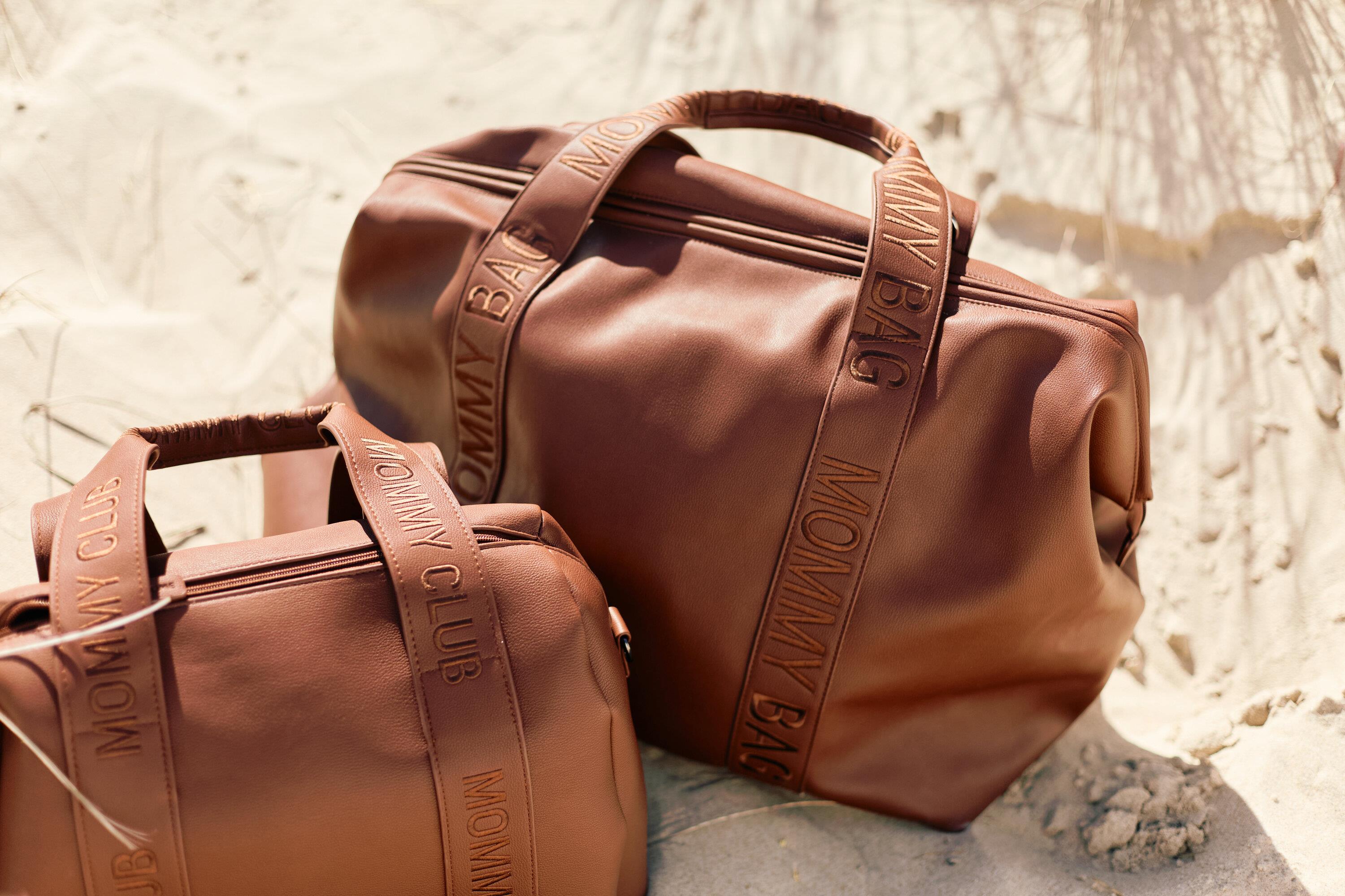 Mommy Bag Çanta, Signature Vegan Deri Koyu Kahve Kategorisiz Childhome