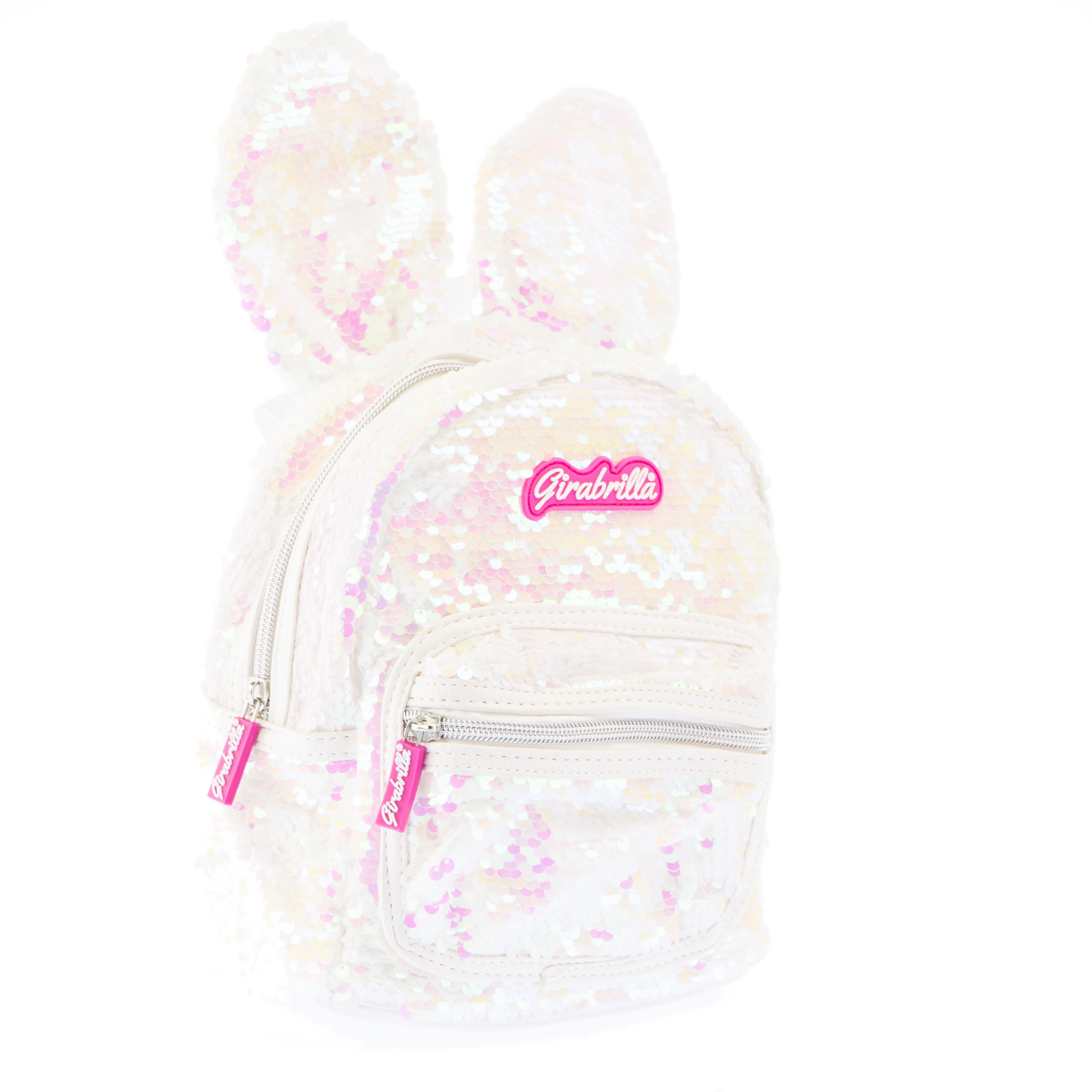 Payetli Sırt Çantası Tavşan, Beyaz Kategorisiz Girabrilla