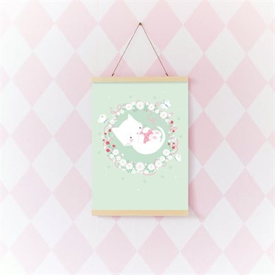 A Little Lovely Company Kedi Poster Tablolar