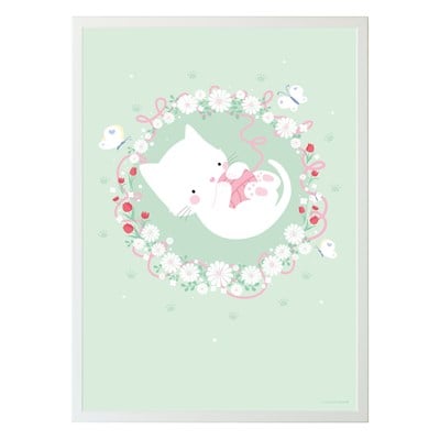 A Little Lovely Company Kedi Poster Tablolar