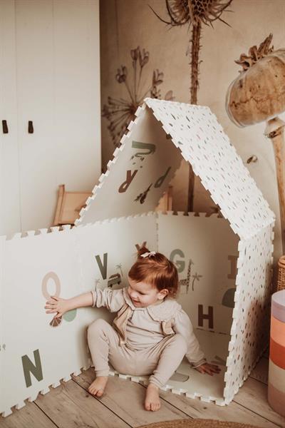 Alphabet/Terrazzo puzzle mat Oyuncak Çantası Play And Go