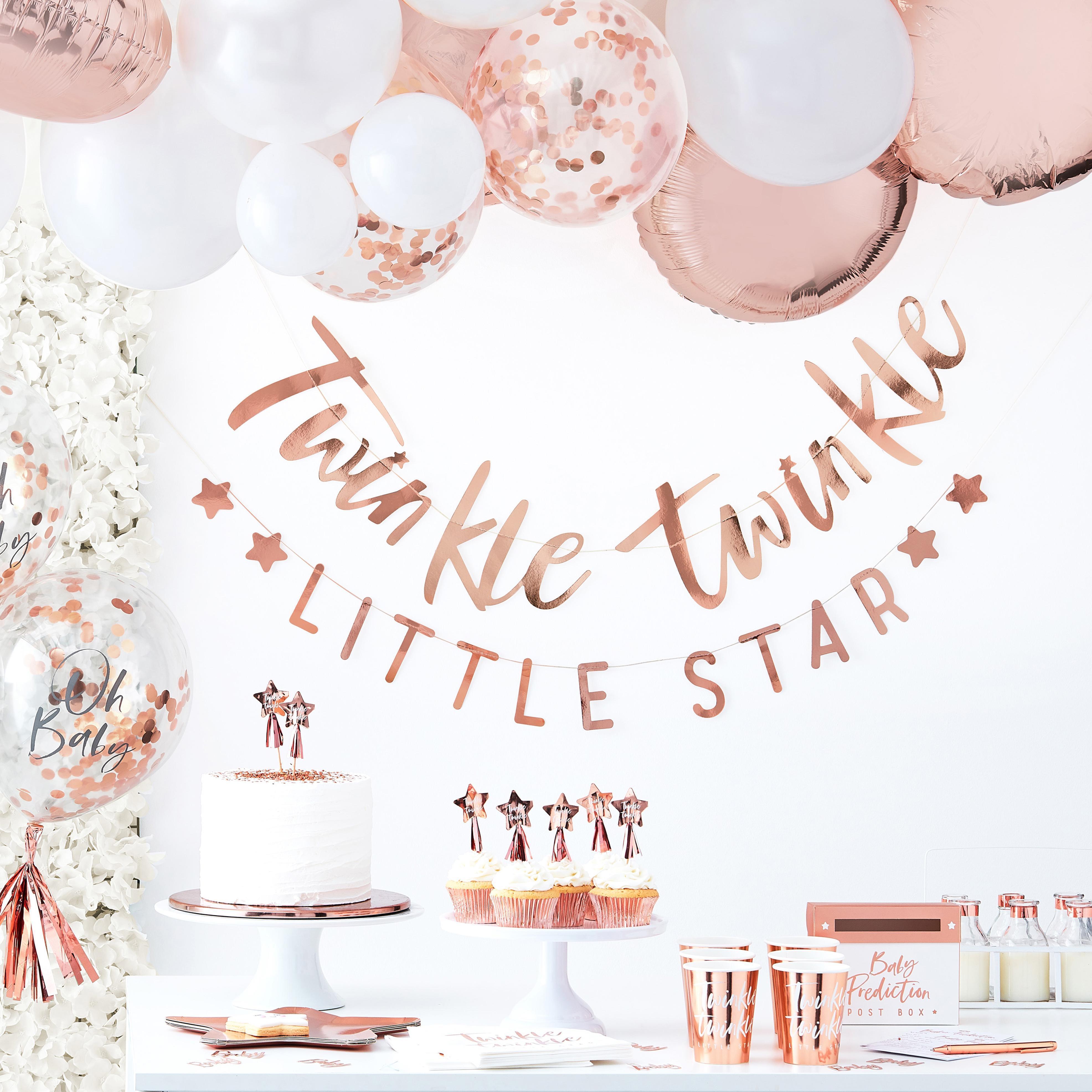 Baby Shower Konfeti - Rose Gold