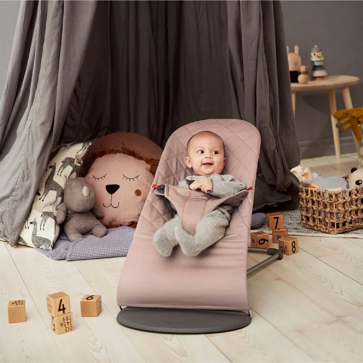 Babybjörn Balance Bliss Ana Kucağı Cotton Oyuncaklı / Old Rose