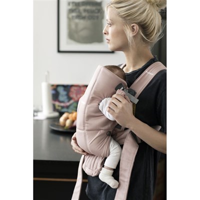 BabyBjörn Balance Soft Ana Kucağı & Kanguru Mini 3D Cotton Yenidoğan Seti / Light Pink