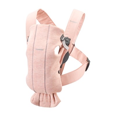 BabyBjörn Bliss Ana Kucağı & Kanguru Mini 3D Cotton Jersey Yenidoğan Seti / Light Pink