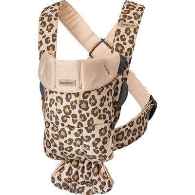 BabyBjörn Bliss Ana Kucağı & Kanguru Mini Cotton Yenidoğan Seti / Beige Leopard