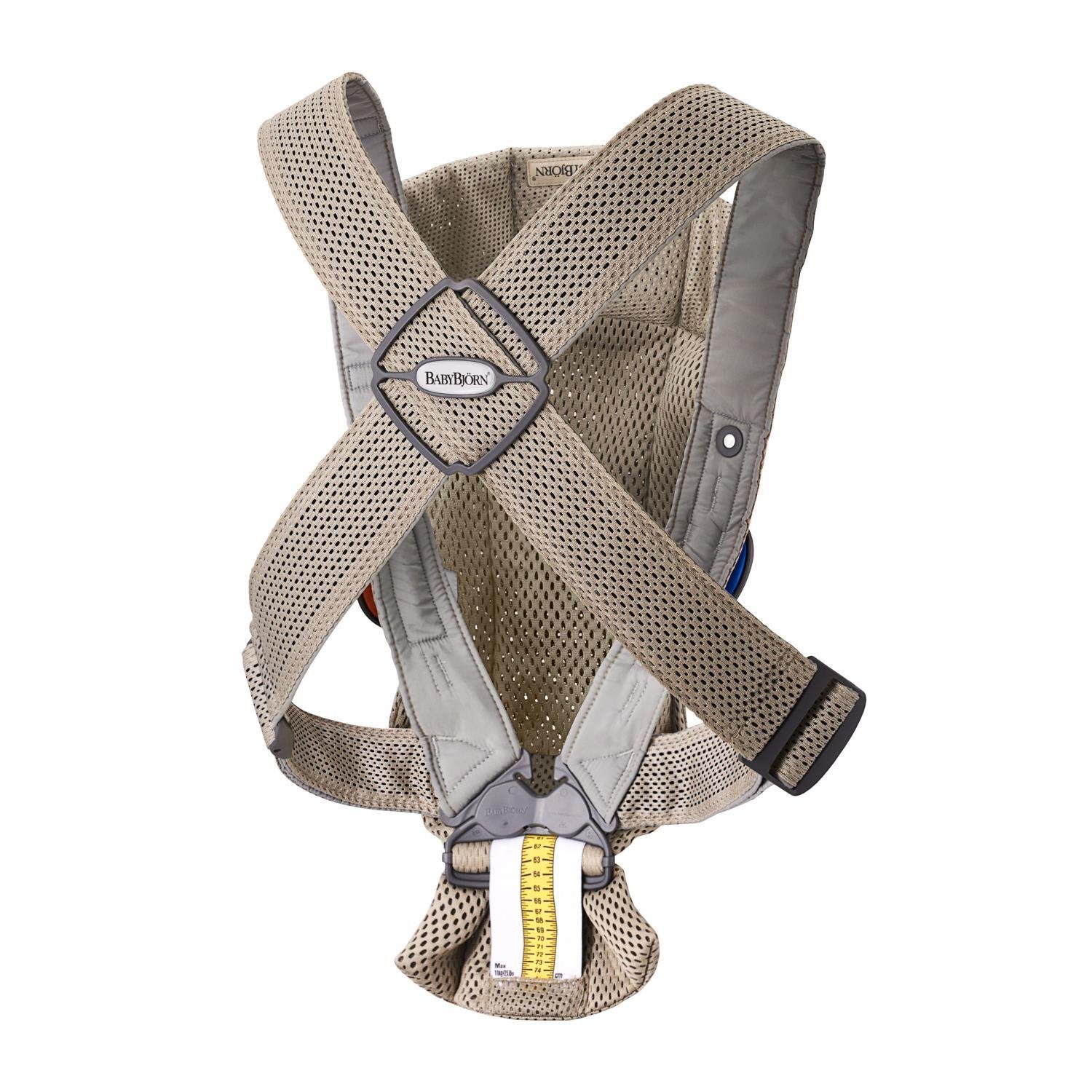 BabyBjörn Bliss Ana Kucağı Mesh  & Kanguru Mini 3D Mesh Yenidoğan Seti / Grey Beige